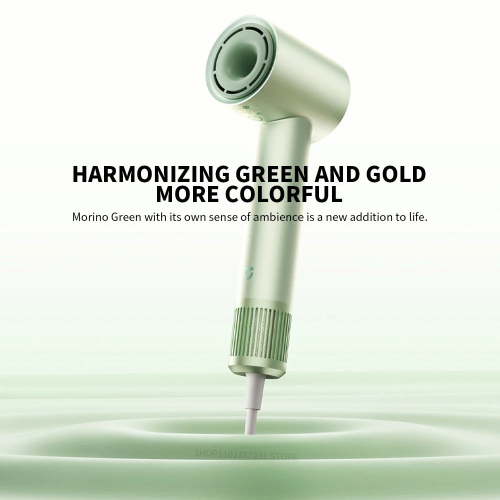 New MIJIA H501 High Speed Anion Hair Dryers Wind Speed 62m/s 1600W 110000 Rpm Professional Hair Care Quick Drye Negative Ion