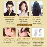 3 in 1 Black Hair Dye Shampoo for Gray Hair Home Herbal Hair Coloring Cream for Men Women Cover White Nourishing Formula 500ml