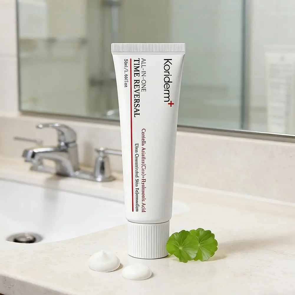 Koriderm+ Time Reversal All-in-One Cream 50ml Korean Original Face Centella Asiatica Hyaluronic Acid Whiten Anti-age Eye Cream