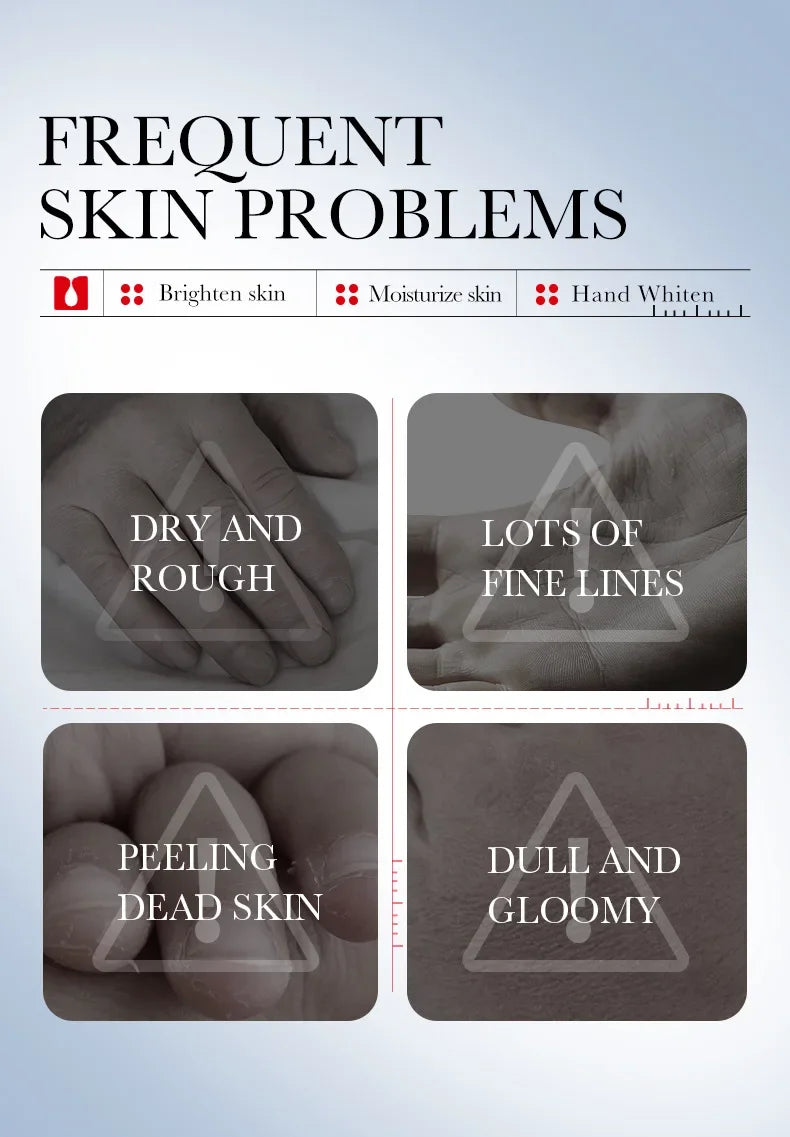 SADOER Kojic Acid Hand Cream Brightening Repair Dry Rough Skin Moisturizing Nourishing Smoothing Hydrating Daily Hand Care 30g