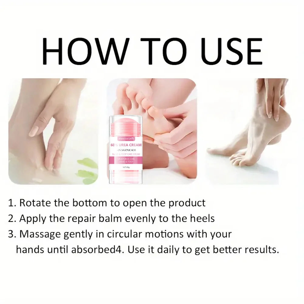 Super Moisturizer 60% urea Super moisturizing Aloe Vera increases elasticity, making hands and feet more delicate and shiny