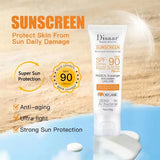 Disaar Facial Sunscreen Cream SPF 90 Body Protector Solar Lotion Original Facial Body Moisturizing UV Protection Sun Sunblock