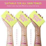 Curve Case Cream Eyebrow Cream Blush Highlighter Palette Matte Shimmer Finishes Shadow Tones Long-Lasting Cosmetics