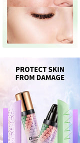 Three Color Mixed Isolation Cream, Normal Color Primer, Moisturizing Concealer, Natural Makeup Effect