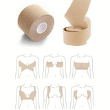 -Bandage,Elastic Fabric, Drooping Suspender, Lifting Chest Patch, Gathering Tape, Self-Adhesive Sports Thin Large Chest Nipple P