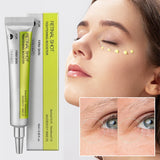 Retinol Eye Cream Set Gentle Repair Essence With Vitamin C Antiaging Treatment For Dark Circles Wrinkles Firming Under Eye Serum