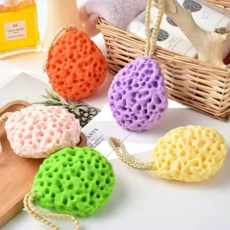1 /4 PCS Japanese  sponge: soft and absorbent, allowing you to enjoy a relaxing bathing experience Makeup removal tools Skin