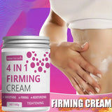 4 in 1 Firming Cream with Ginger, Aloe Vera and Coffee Extracts - Moisturizing Body Firming Cream for Abdomen, Arms and Legs