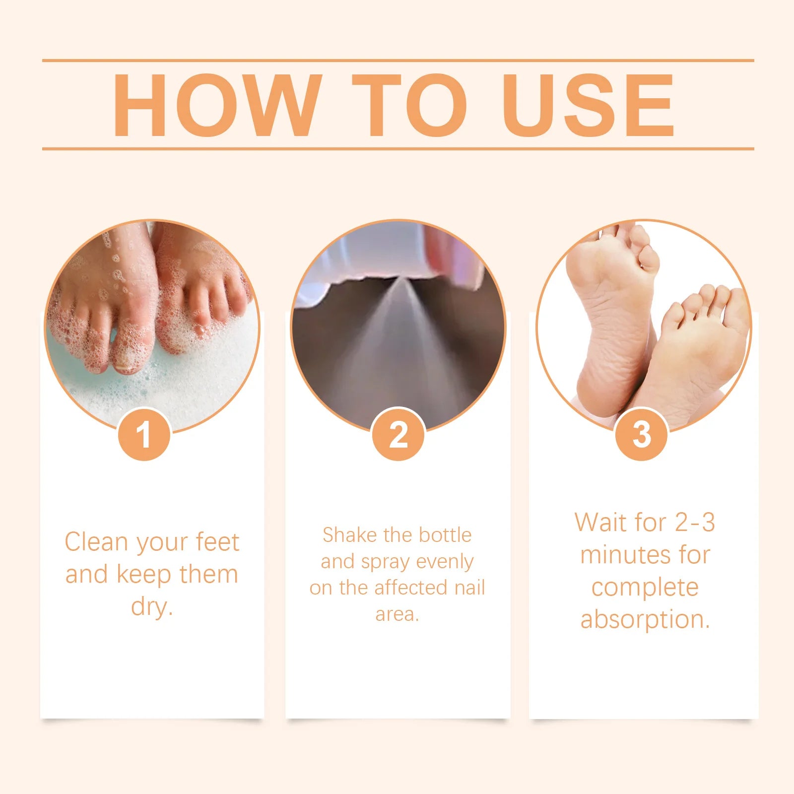 Bee Venom Nail Fungus Repair Spray Gray Nail Treatment Onychomycosis Paronychia Removal Relieve Foot Odor Hand Foot Nail Care