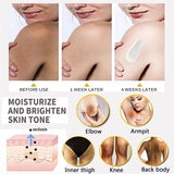 Body Whitening Bleach Cream Brighten Underarm Elbow Knees Joint Removal Intimate Parts Dark Spots Melanin Snow Bleach Cream