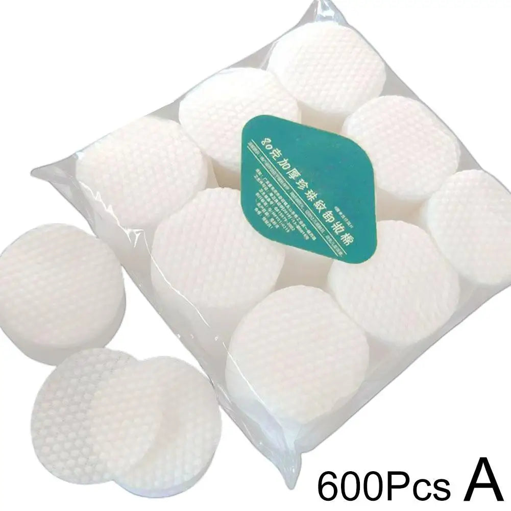 600/450pcs Thicken pearl Pattern Disposable Makeup Cotton Wipes Soft Remover Pads Facial Cleansing Paper Wipe Cosmetic Padsd