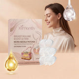 Microneedles Breast Plumping Patch,Hydration Firming Volume Support,Targeted Skin Nutrition Deep Hydration,For All Skin Types