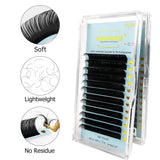 Abonnie Cashmere Classic Individual Eyelashes Extensions Ultra Matte Black Lashes Fluffy Cilia All Size Cilios