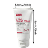 Skin Brightening Cream, Suitable for Intimate Areas, Evens Out Skin Tone for Face, Body, Underarms, Groin, Elbows, Inner Thighs, and Bikini Area 80g
