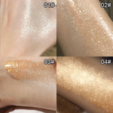 Body Highlighter Spray–Quick-Dry Non-Sticky Shimmer Mist, Fine Glitter for Hair & Skin,Water-Resistant Long-Lasting Summer Glow