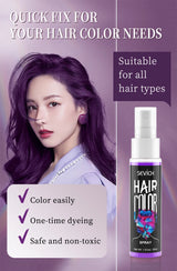 Temporary Hair Color Spray One-Time Hair Dyeing Instant Hair Salon Multi Color Hair Dye Makeup Chalk Washable DIY Party Styling