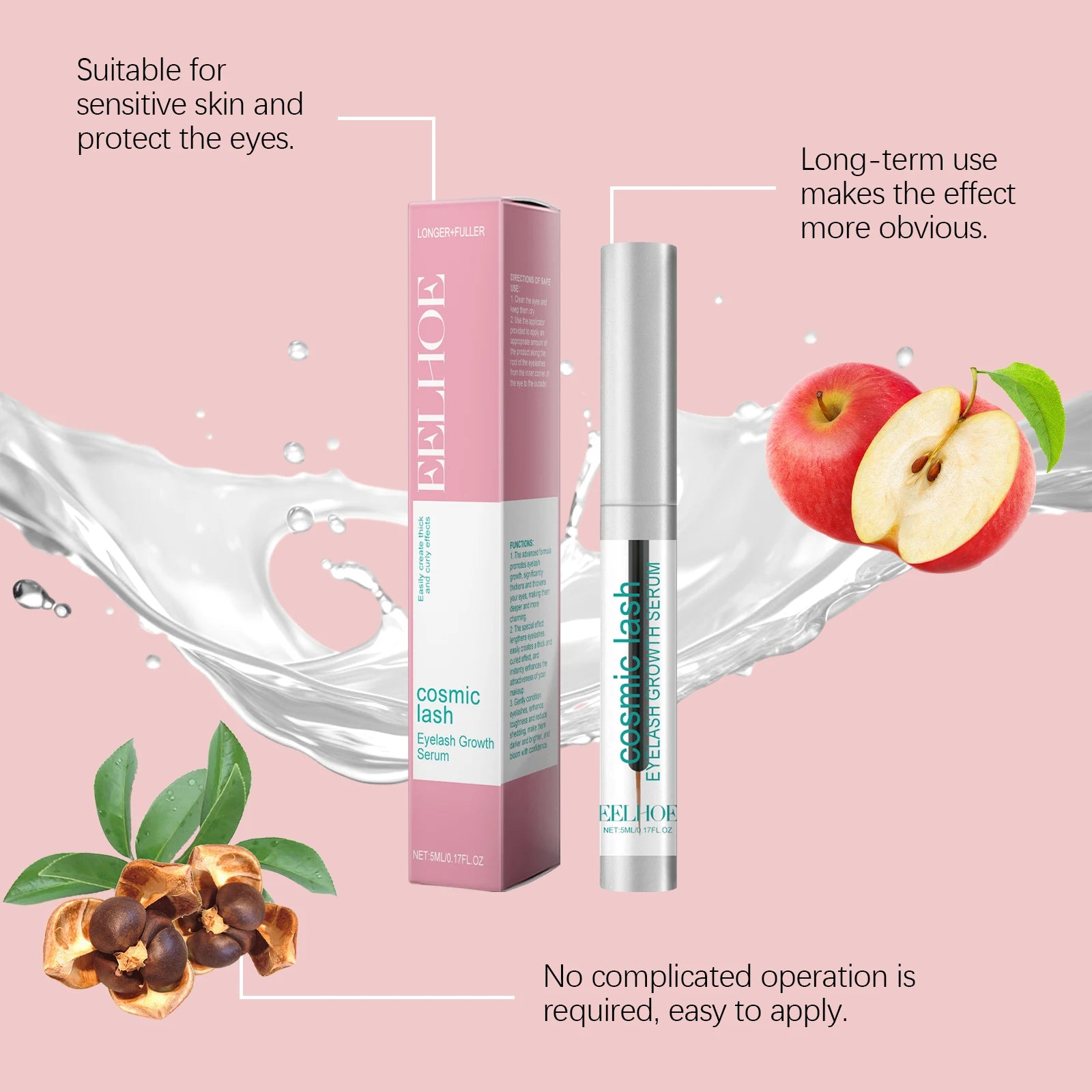 Camellia Seed Oil Eyebrow Growth Serum Hair Growth Anti Hairs Loss Prevent Baldness Fuller Thicker Lengthening Eyebrow Makeup
