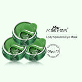 60pieces FONCE Women's Golden Moisturizing Eye Mask Patch, Moisturizing and Moisturizing,Easy to Absorb,Mild and Non Irritating