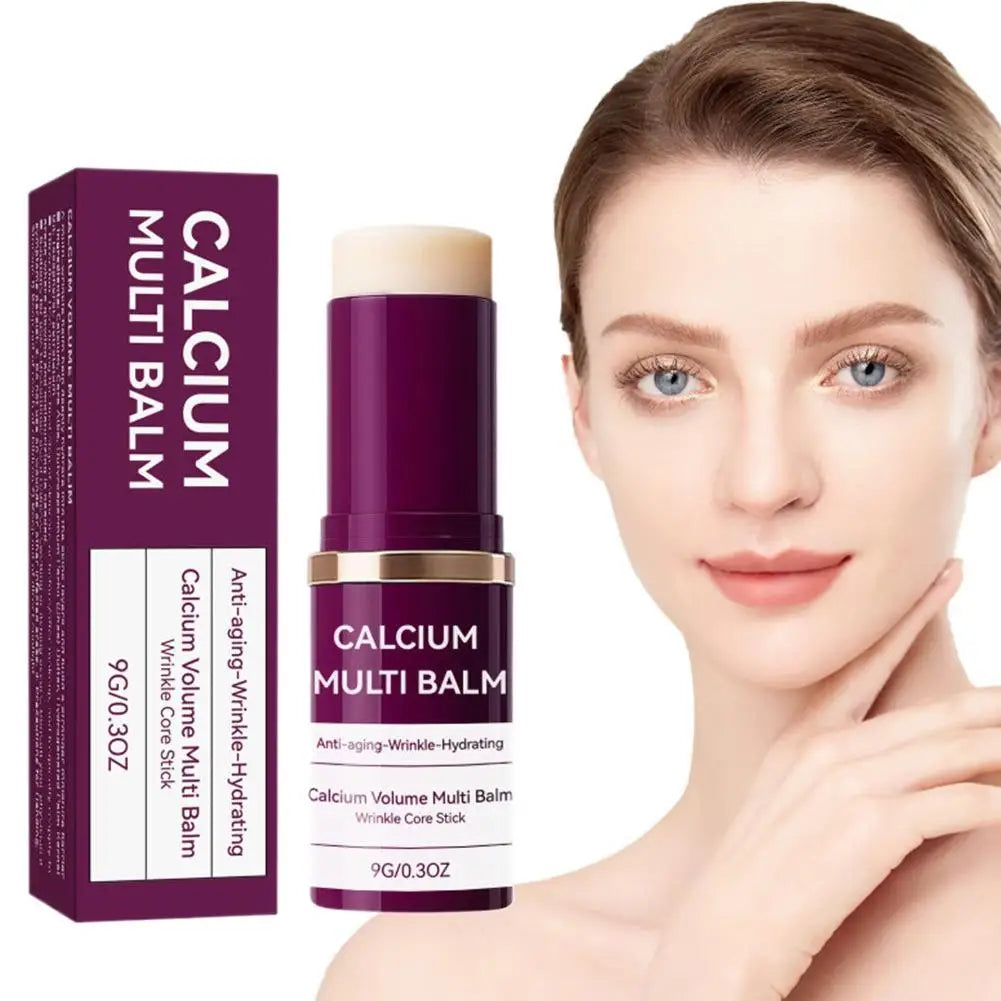 1/2/5PCS Calcium Volume Multi Balm Stick,Collagen Moisturing Stick Face Cream Anti Wrinkle Hydrating For Eyes Neck Face Skincare