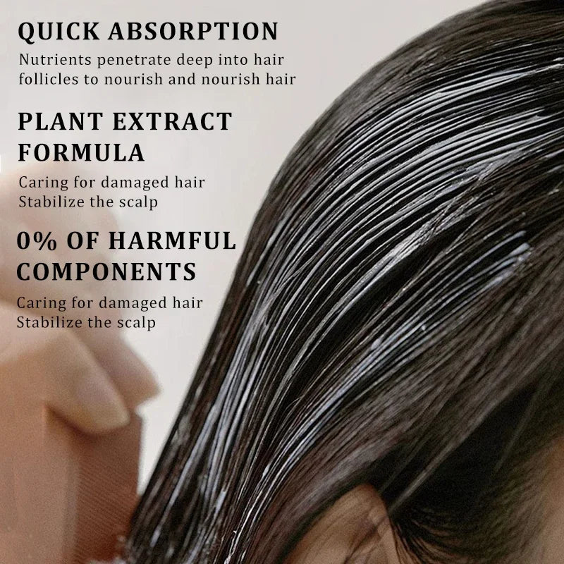 1-5Pcs Magical Keratin Hairs Mask Dual Nourishes Silky Smooth Hair Conditioner Repair Damaged Frizzy Hair Deep Moisturize Hair