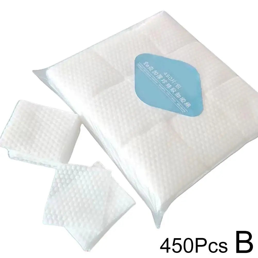 600/450pcs Thicken pearl Pattern Disposable Makeup Cotton Wipes Soft Remover Pads Facial Cleansing Paper Wipe Cosmetic Padsd