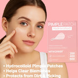 200/400/800PCS Hydrocolloid Pimple Patch Acne Spot Cover Invisible Blemish Stickers Oil Absorbing Face Care