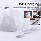 Nail Dryer Lamp UV Nail Polish Lamp Gel Curing Polishing Lamp for Gel Nails Gel Nail Polish Curing Dryer Home Salon Tool