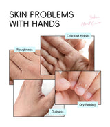 LAIKOU Sakura Hand Cream Hydrating Moisturizing Nourishing Smoothing Brightening Repairing Non‑Greasy For Dry Rough Skin 30g