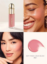 Rare Beauty Light Silky Touch Highlighter Soft Pinch Liquid Blusher Positive Light Lqiuid Luminizer Lasting Oil Control Makeup