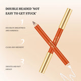 Three dimensional Fine Double Head Contour Pen to Lighten Tear Hole Natural Touch Nose Shadow Contour Holding Highlighter