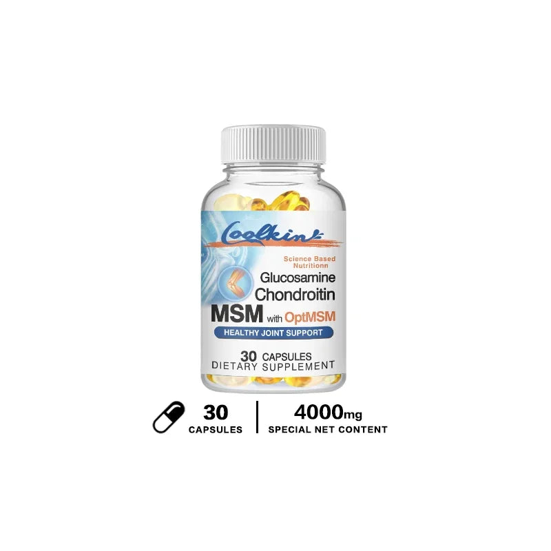 Joint Health, Hair, Skin and Nails - Glucosamine Chondroitin MSM and OptiMSM