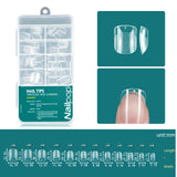 Nailpop Soft Gel Tips For Nails Acrylic Material Half Almond Artificial Nail Capsule Accessories Tool Art Salon 120pcs/box