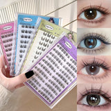 Gege bear Glue-free False eyelashes: A Lazy Person's Trilogy - Natural and Seamless Beginner's Sunflower Eyelashes