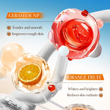 Orange Exfoliating Peeling Gel Facial Scrub Moisturizing Nourish Repair Scrubs Blackhead Removal Face Cleanser Korean Cosmetics