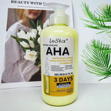 500ml Whitening Body Cream AHA Hydroxy Acids Vitamin C&E Moisturizing Lightening Body Lotion Remove Acne Marks Skin Care