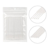 100PCS/Bag Bamboo Eyelash Extension Cleaning Swabs Lash Lift Glue Remover Applicators Microblade Makeup Micro Brushes Tools