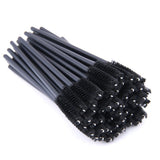 25/50/100 Pcs Eyelash Brushes Mascara Wands Eyelash Makeup Brush Spoolies for Eyebrow Eye Lash Extension Removing Beauty Tools