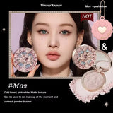 The Flower Knows Little Angel Collection Relief Highlight Face Powder Iluminador Makeup Contour Highlighter Palette 8g/0.3Fl.oz