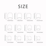 24 PCs Short French Glossy Glitter Nails with 1 Jelly Gel and 1 Nail File