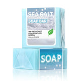 Sea Salt Handmade Essential Oil Soap, Hyaluronic Acid Skin Cleansing and Moisturizing Soap, Cleansing and Bathing Deep Cleansing