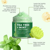 Tea Tree Scalp Scrub Anti-Dandruff Oil Control Refreshing Fluffy Anti-Breakage Soothing Nourishing Hair Deep Cleansing Shampoo