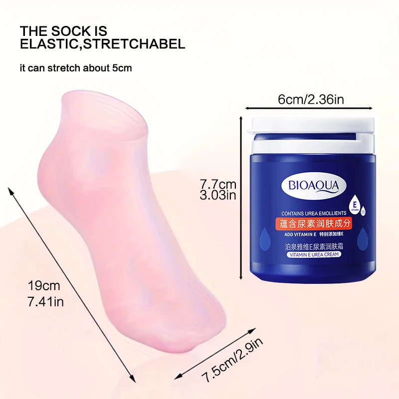 Vitamin E Urea Foot Cream, Moisturizing And Tender Hand And Feet Skin, For Dry And Peeling Hand, Feet And Body 170g/bottle