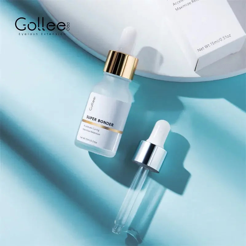 Gollee Super Bonder After Eyelash Extension Lash Sealant Help Glue Bond Better Glue Primer 2s Fast Drying Time No Wait