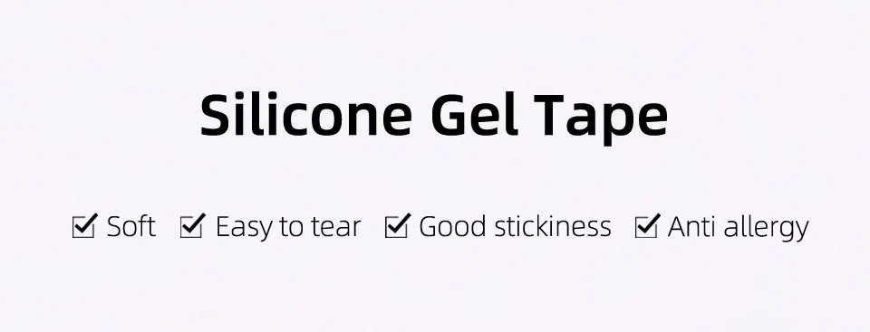 Silicone Gel Tape for Lash Extensions Sensitive Skin Multi Use Non-Woven Breathable Under Eye Pad Patches Makeup Tools Supplier