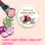 Onion & Biotin Shampoo Bar - 60g, Suitable for All Hair Types, Moisturizing and Smoothing, Rich in Rosemary Extract