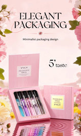 Alcohol-Free Women's Fragrance Gift Set 5Pcs Long-Lasting Fresh Scent Body Spray