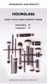 Hourglass Makeup Brush -No.3 All Over Shadow Brush Soft and Skin-friendly Fiber Hair Fashion Design Single Eye Brush