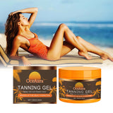 Intensive Tanning Gel Soothe Drying Redness Even Skin Tone Uv Protection Sun Tanning Oil Body Bronzer Accelerate Dark Skin Cream