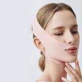 1pc V-Shape Face Sculpting Sleep Mask Breathable Elastic Lifting Tightening Mask Skin Care Slimming Strap Chin Up Mask Woman