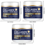 SUYARUN Anti-Aging Retinol Collagen Stem Cell Face Cream - Firming Hydrating Moisturizer Reduces Wrinkles & Fine Lines, All Skin